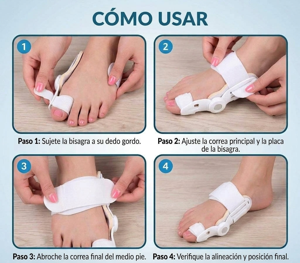 Juanete corrector ortopedico ajustable