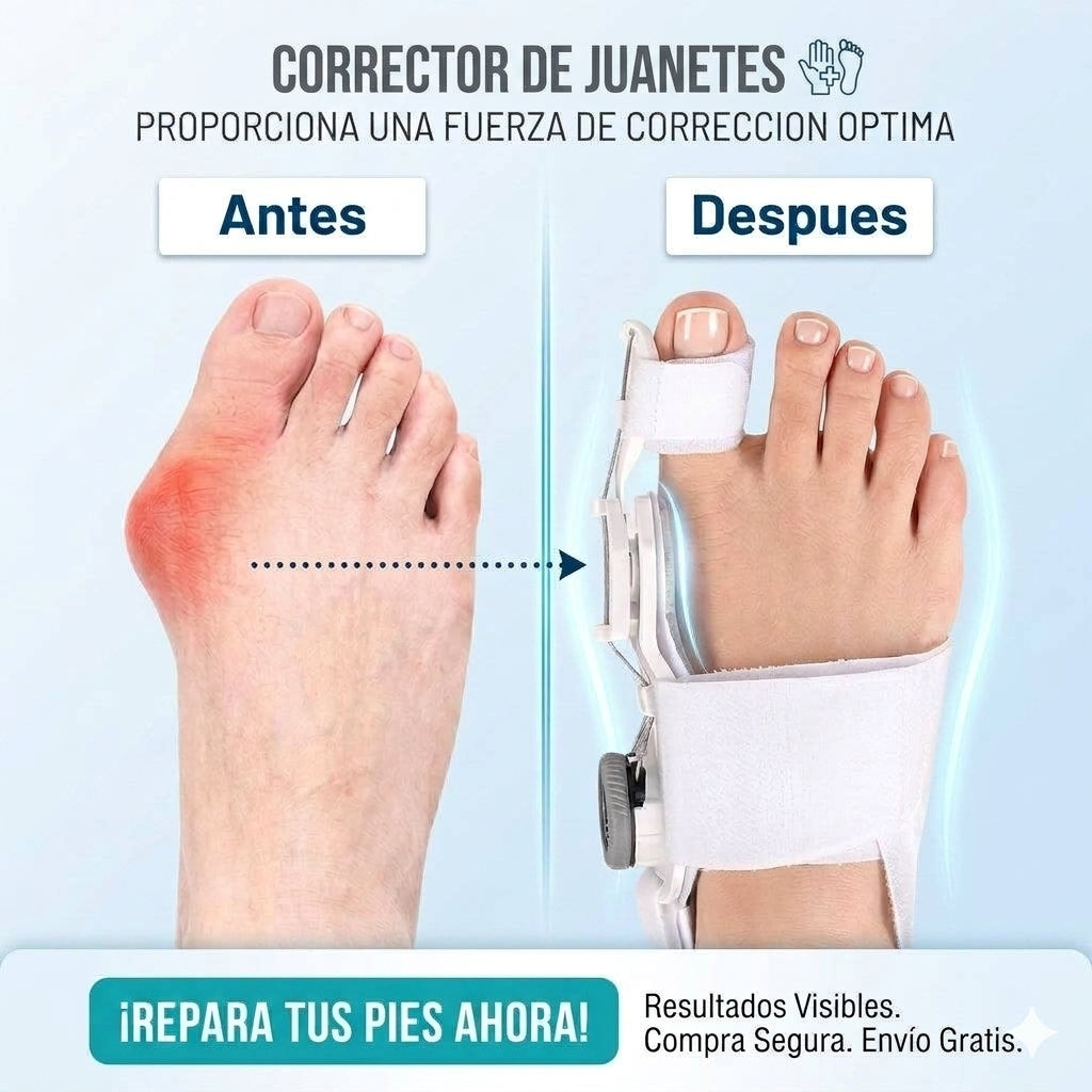 Juanete corrector ortopedico ajustable